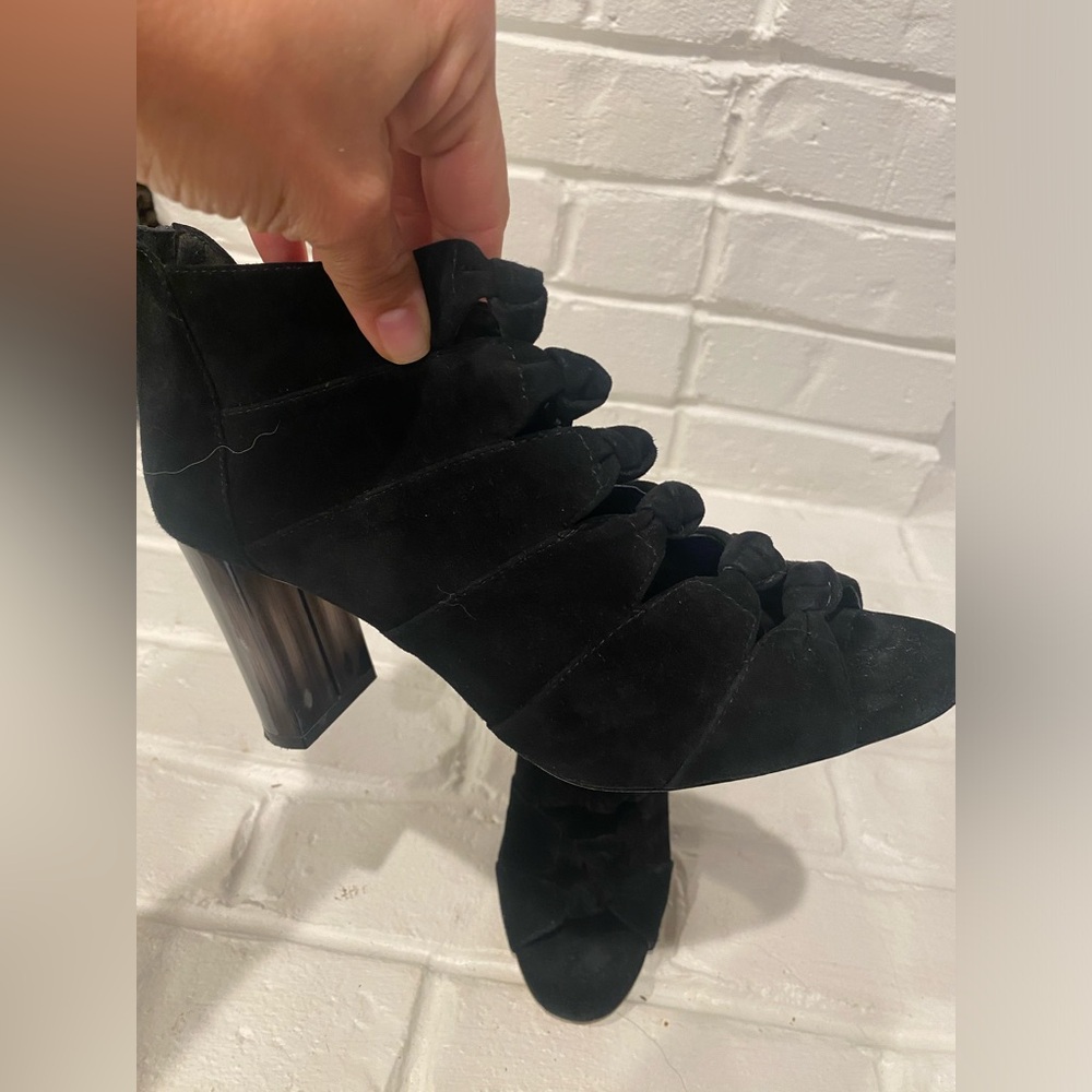 Black Suede VanEli Women’s Heels Sandals